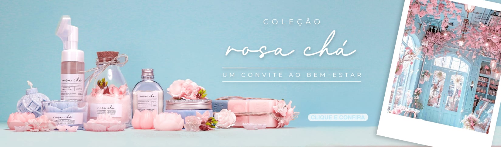 Coleção Rosa Chá - Home