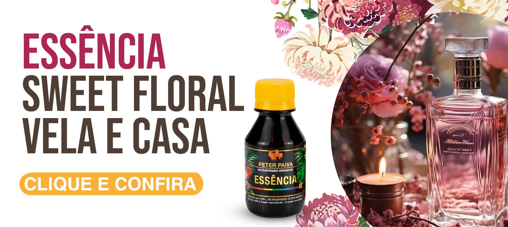 Essência Sweet Floral Vela