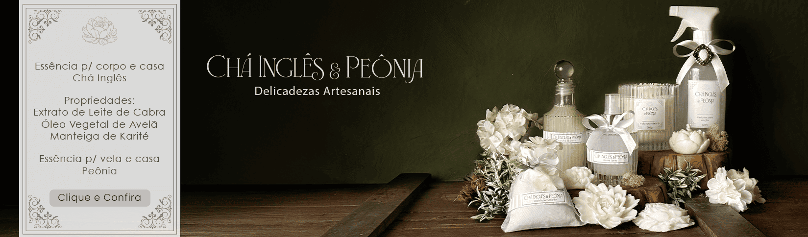Chá Inglês & Peônia - Home