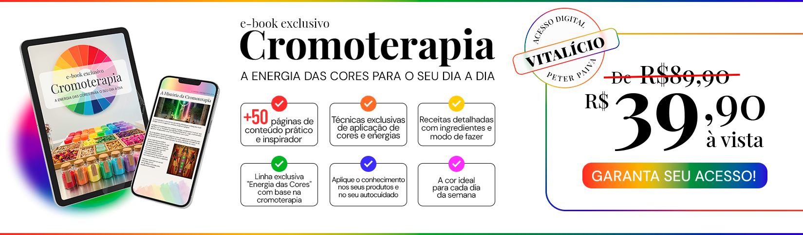E-book Cromoterapia - Fullbanner HOME