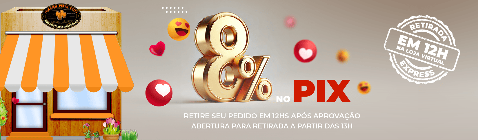 Pix e Retira