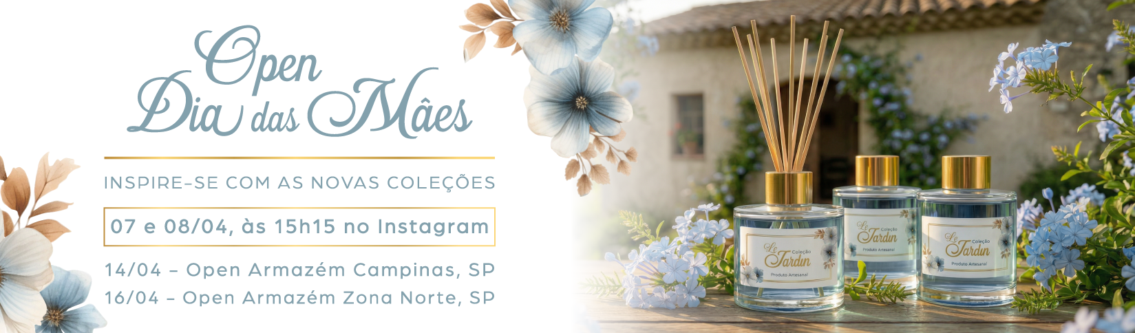 Convite Open Mães 2026