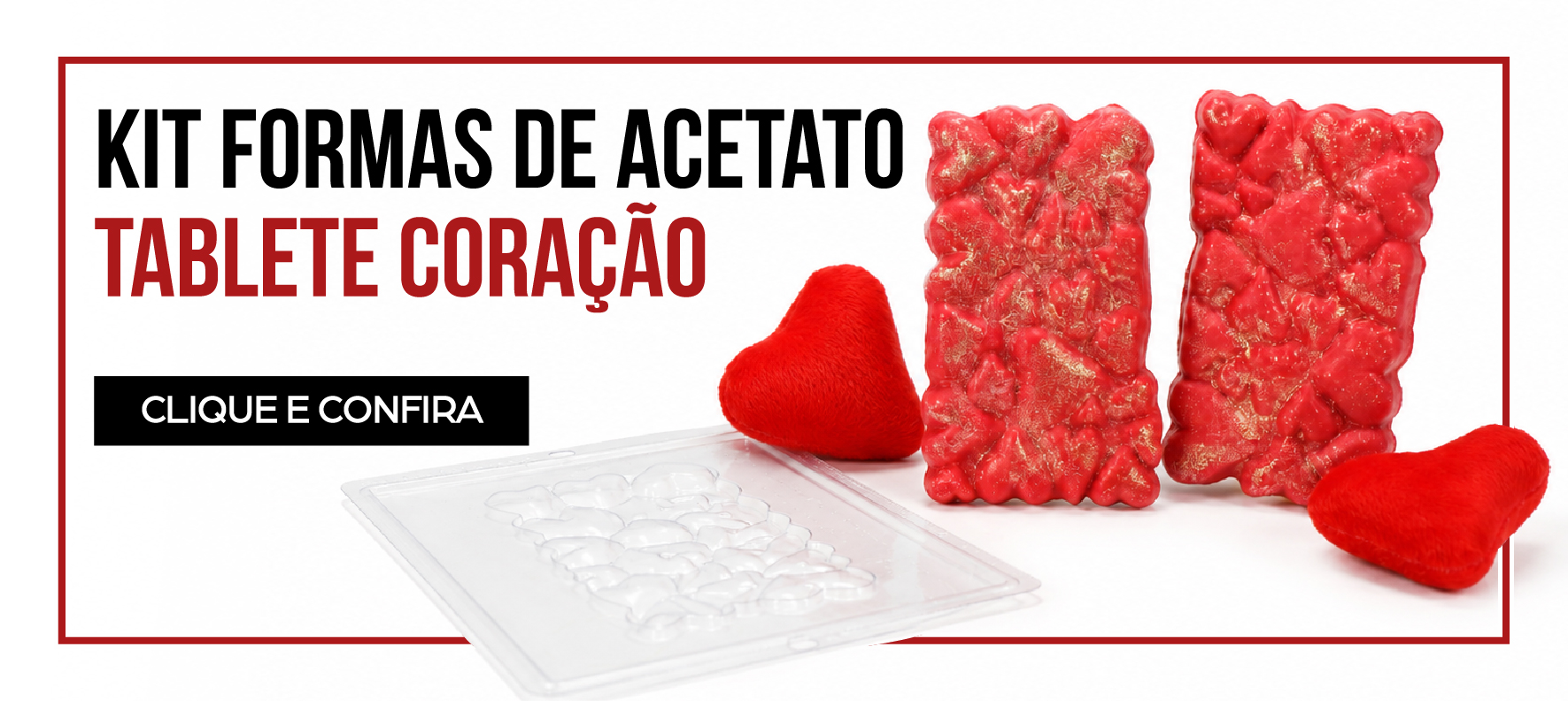 Eu Te Amo - Kit forma de Acetato