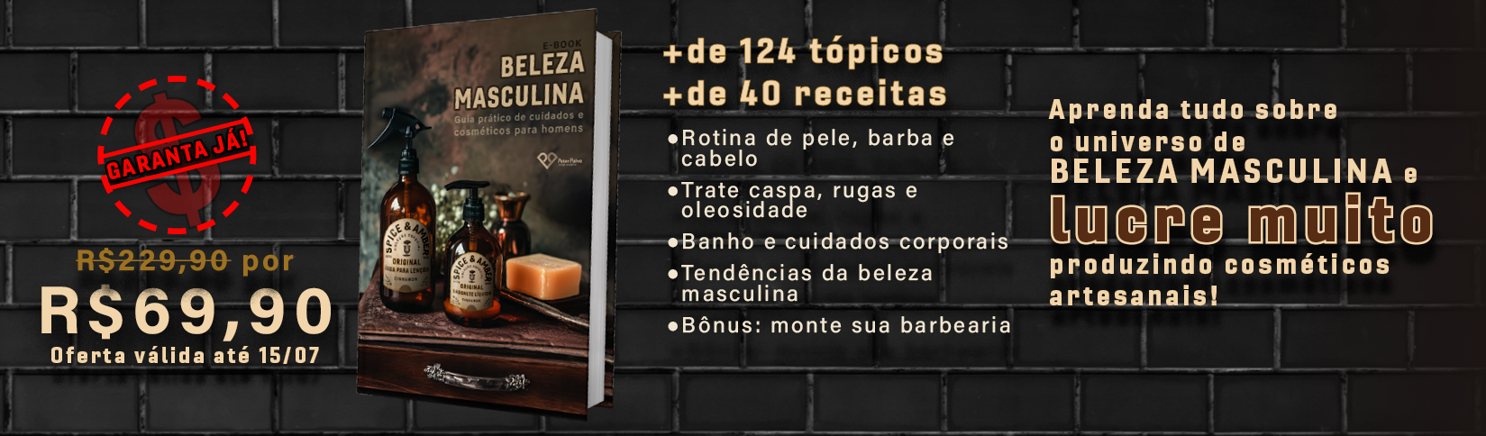 Banner Ebook - Beleza Masculina