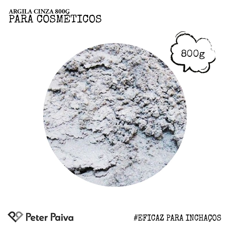 Argila Cinza - 800 g | Armazém Peter Paiva