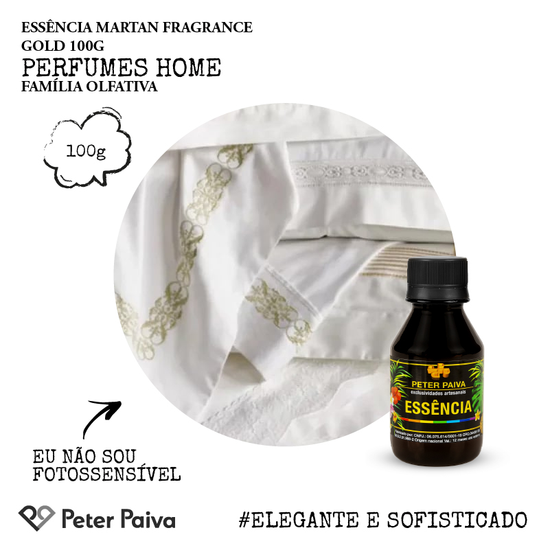 Essncia Martan Fragance Gold 100g |Peter Paiva
