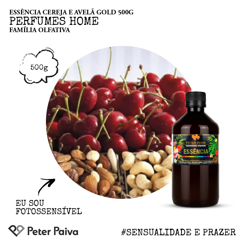Essência Cereja e Avelã Gold 500g |Peter Paiva