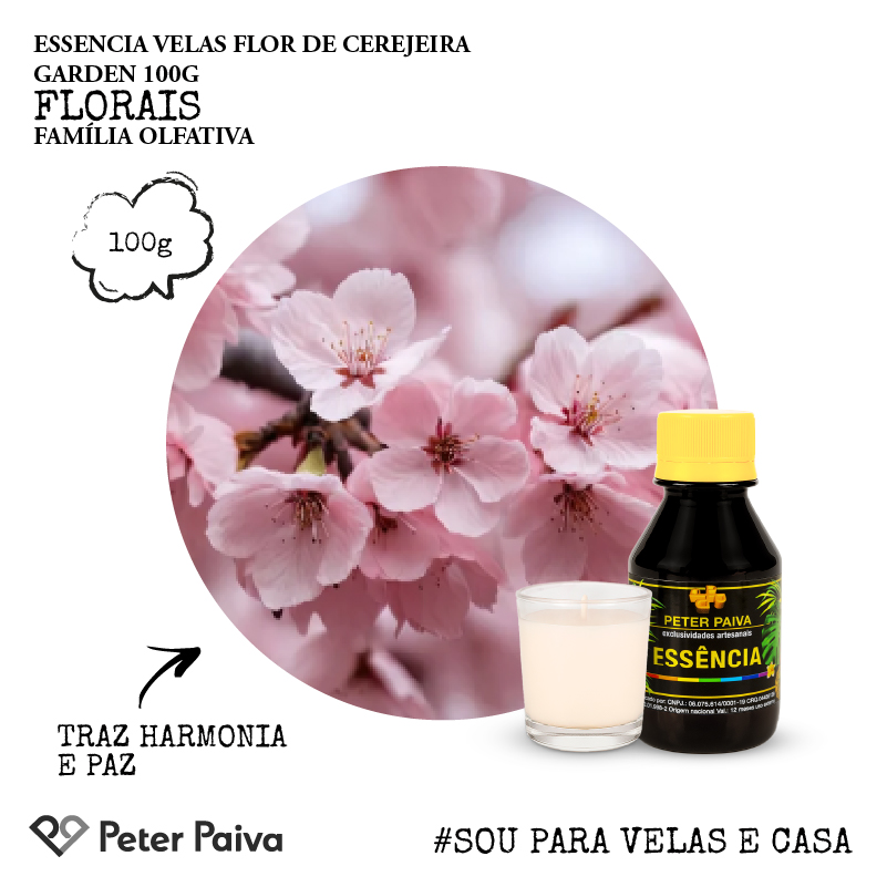 R2A Revolution FD Essence 10ml 生コラーゲン Essência Velas Flor de Cerejeira 100g