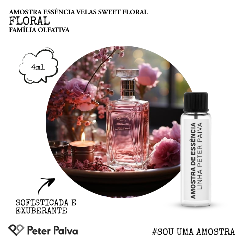Amostra Essência Sweet Floral Gold